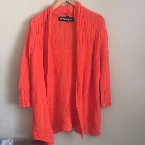 DESIGUAL long Orange cardigan